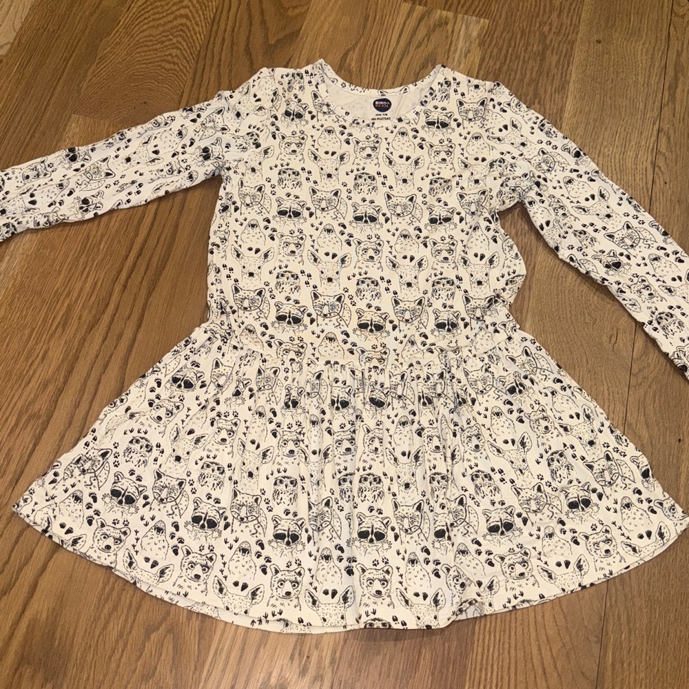 Bird & Bean Animal Print Dress